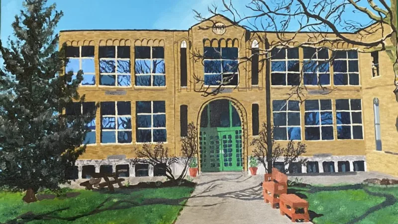 Painting by Leaves art student Gabby Z.